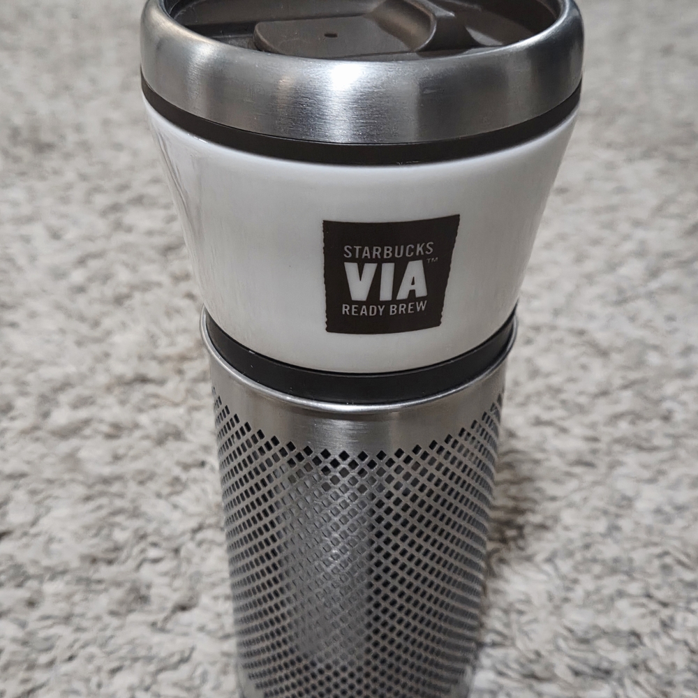 Starbucks VIA Ready Brew‎ Stainless Steel Coffee Tumbler & Brewer